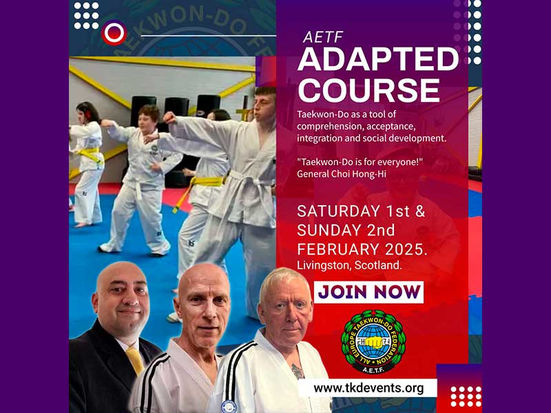 1st All Europe Taekwon-Do Federation Adapted Course